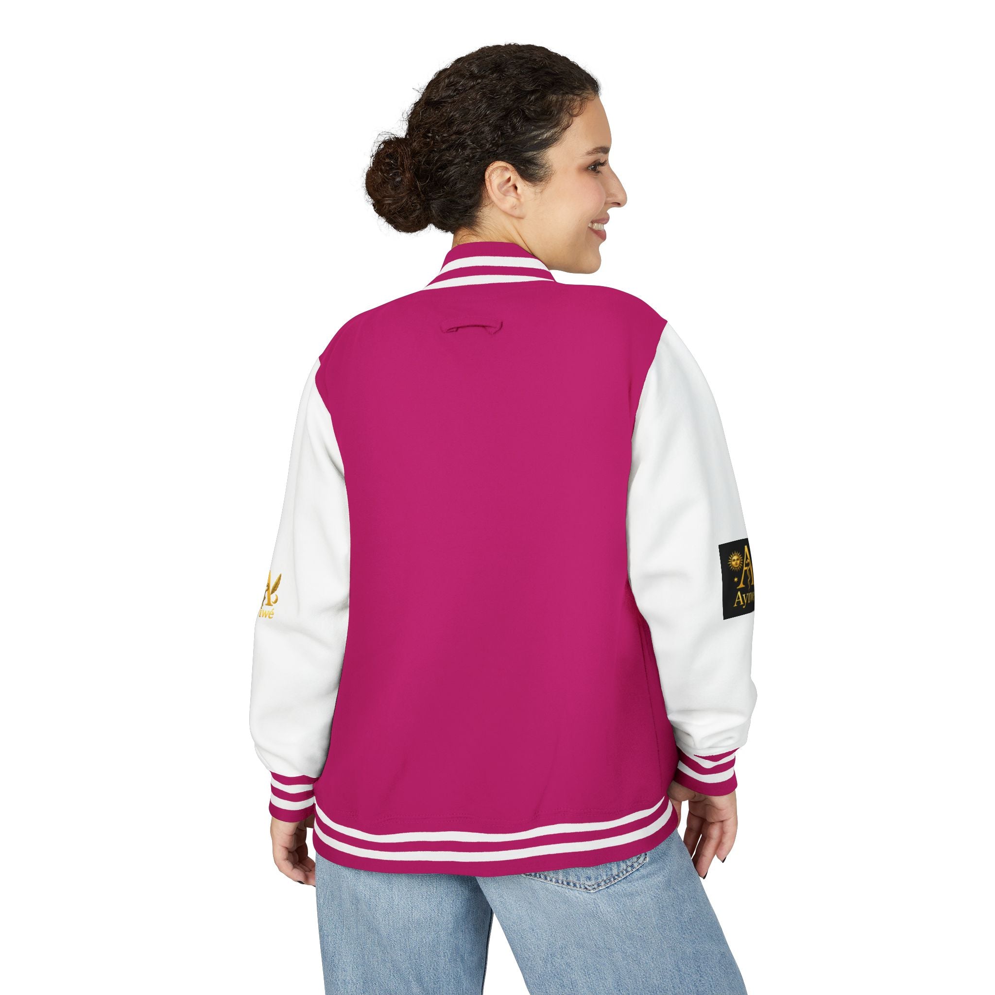 1-A High DegreAyiWé Unisex Heavyweight Letterman Jacket