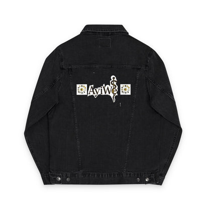 1AyiWé - Day&Night12 Unisex Denim Jacket (Embroidery) - AyiWé Fashion & Style