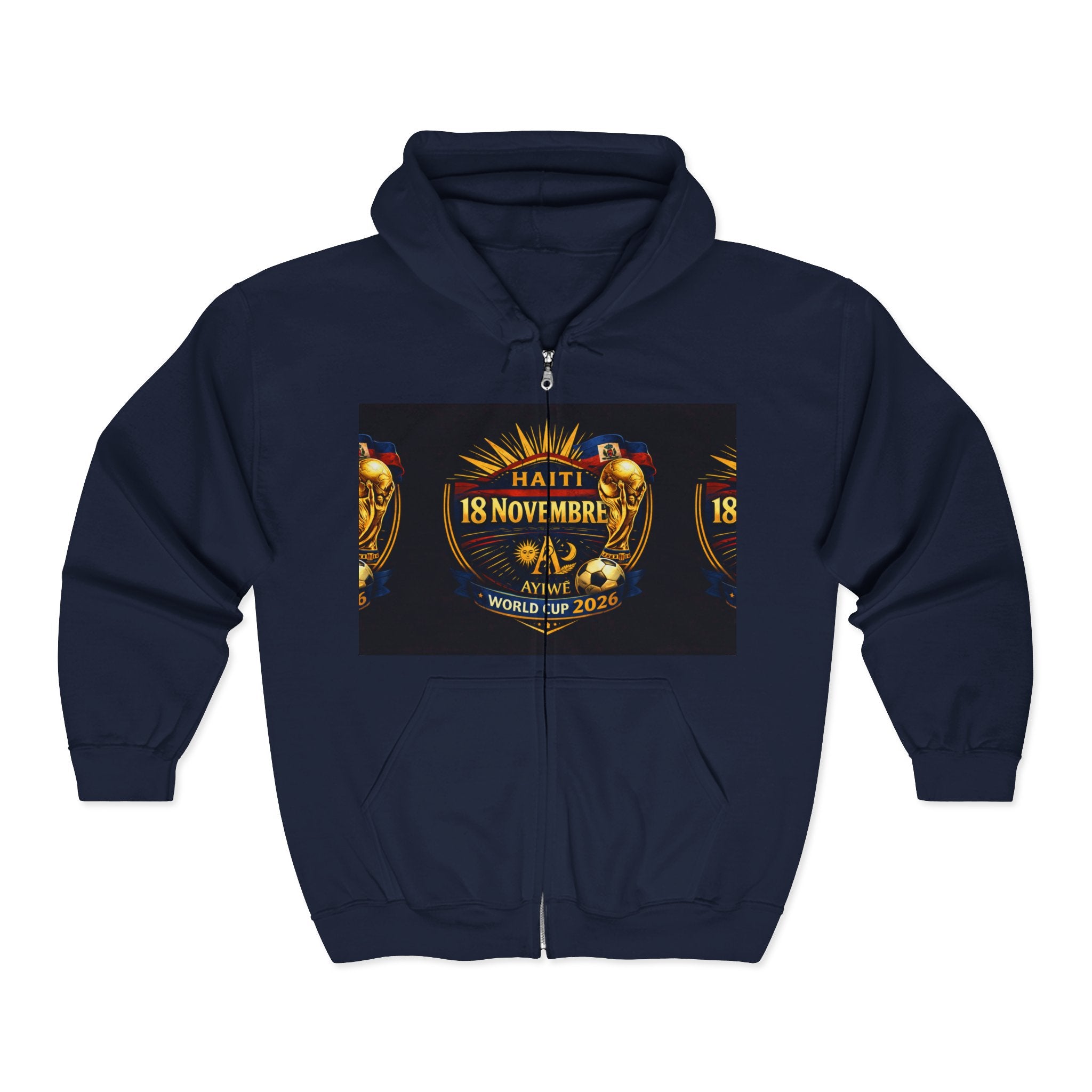 007-Champion-Unisex Heavy Blend™ Full Zip Hooded Sweatshirt