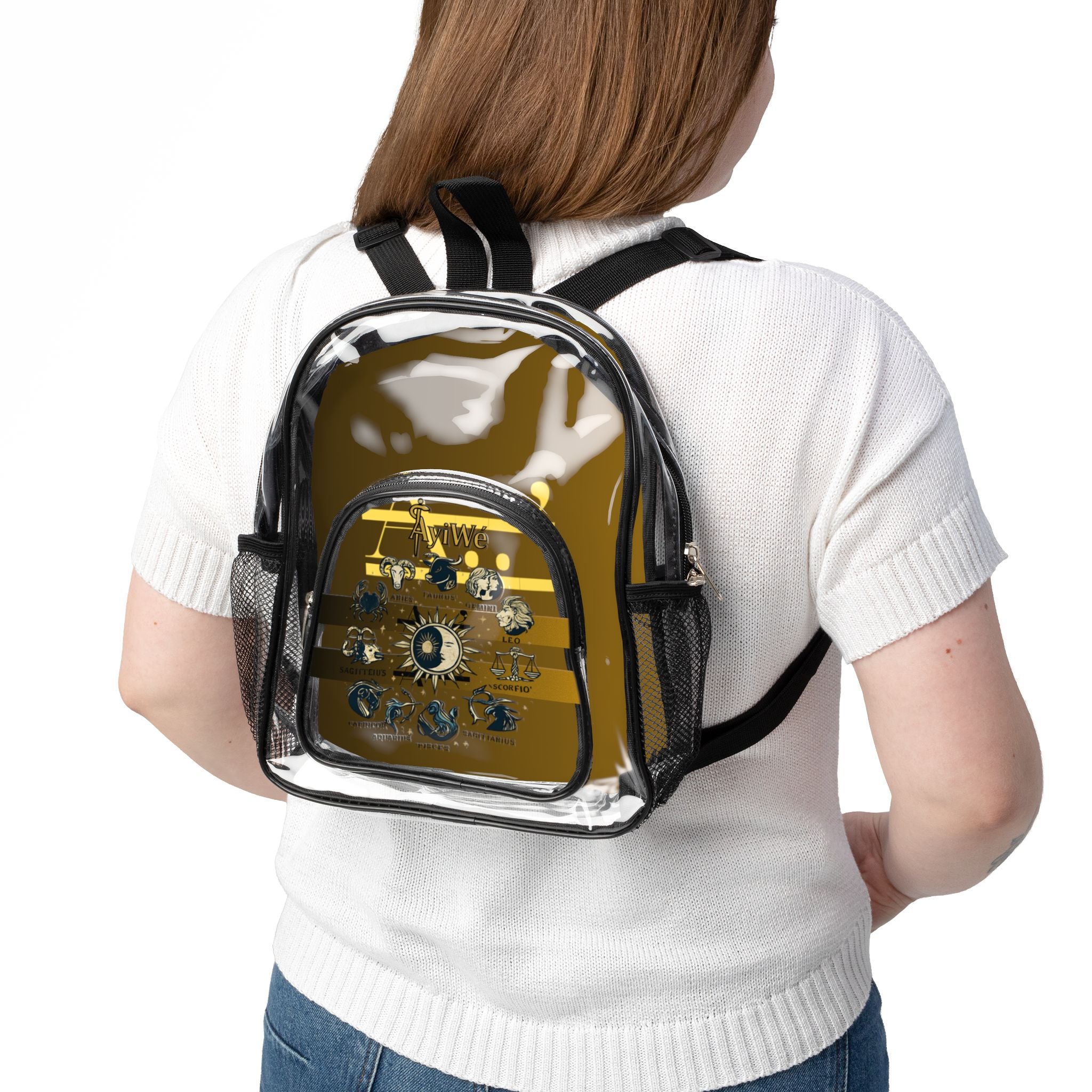 B1-AyiWé Clear Stadium Backpack
