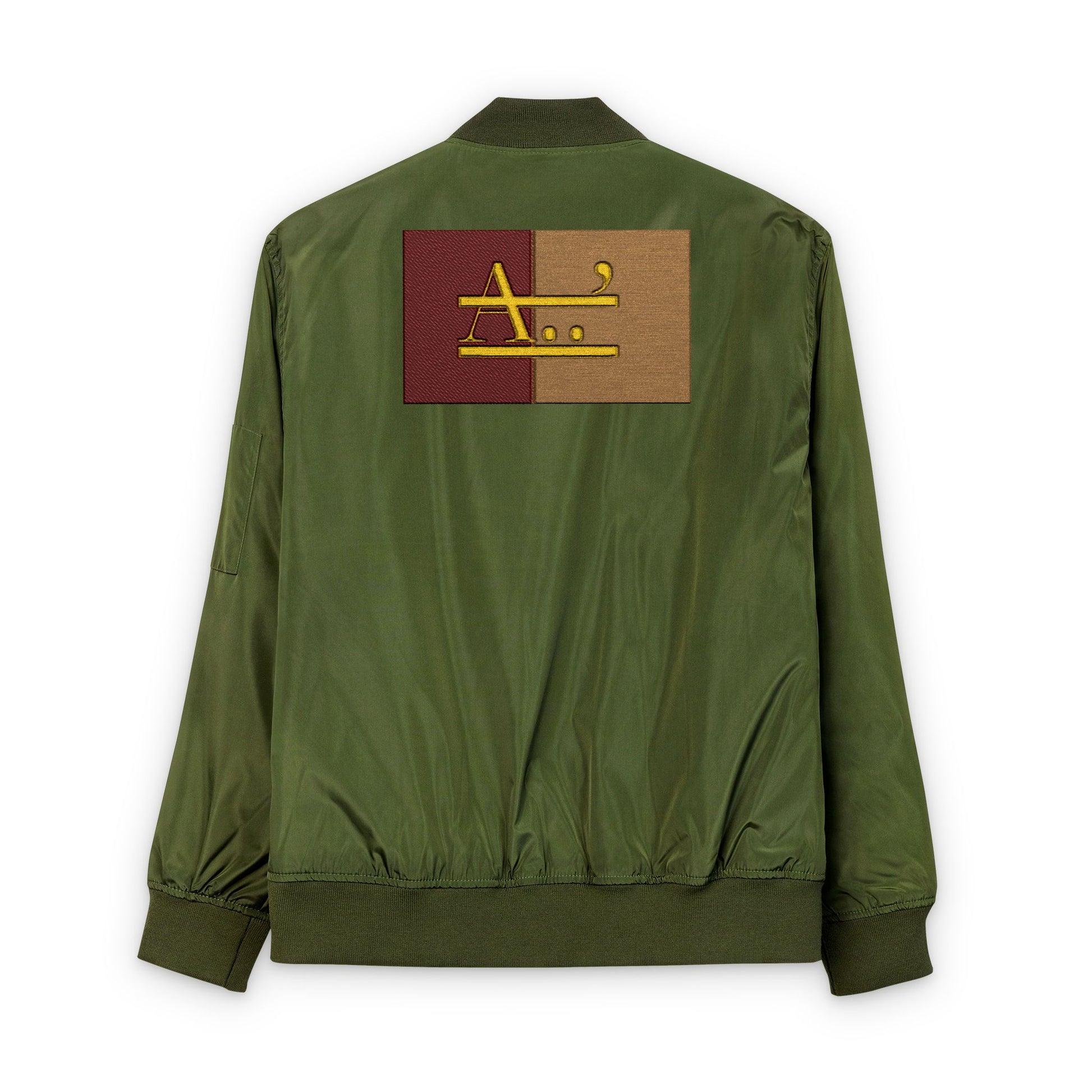 AyiWe - Soldier1 Recycled Bomber Jacket (Embroidery) Unisex - AyiWé Fashion & Style