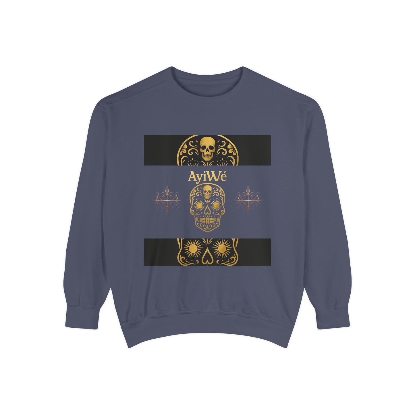 4K-Ayi Unisex Garment-Dyed Sweatshirt. Powered by AyiWe FS