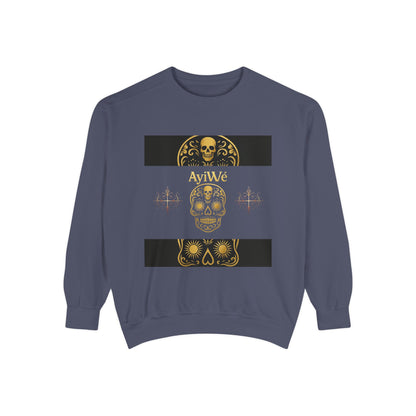 4K-Ayi Unisex Garment-Dyed Sweatshirt. Powered by AyiWe FS