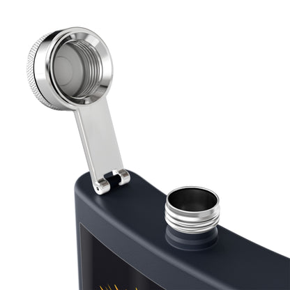 H - 18Nov/World Cup 2026 Stainless Steel Flask, 6oz, by AyiWe F&S - AyiWé Fashion & Style