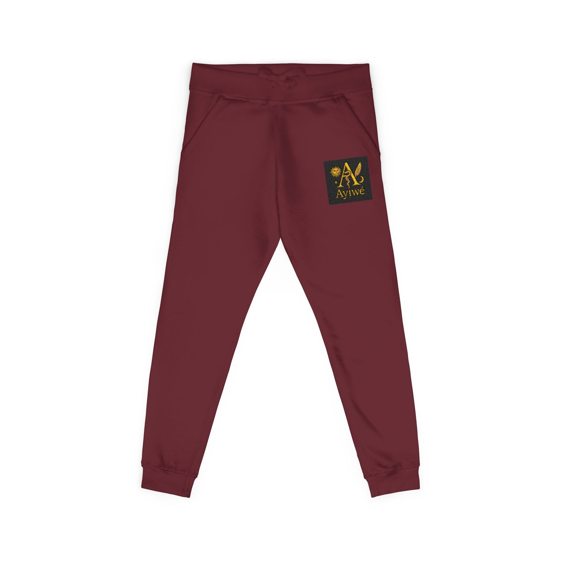 B - One AyiWé Unisex Fleece Sweatpants (Embroidery) - AyiWé Fashion & Style