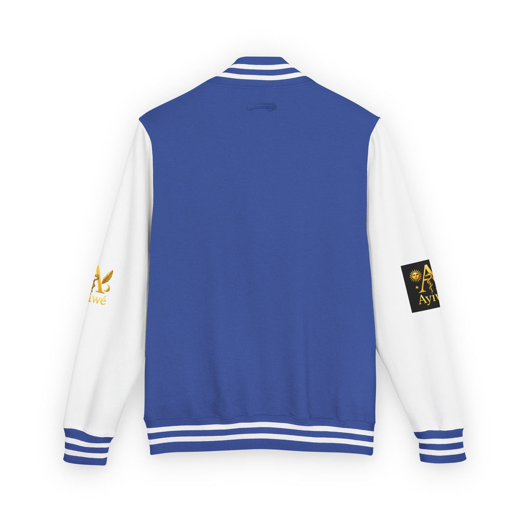 1-A High DegreAyiWé Unisex Heavyweight Letterman Jacket
