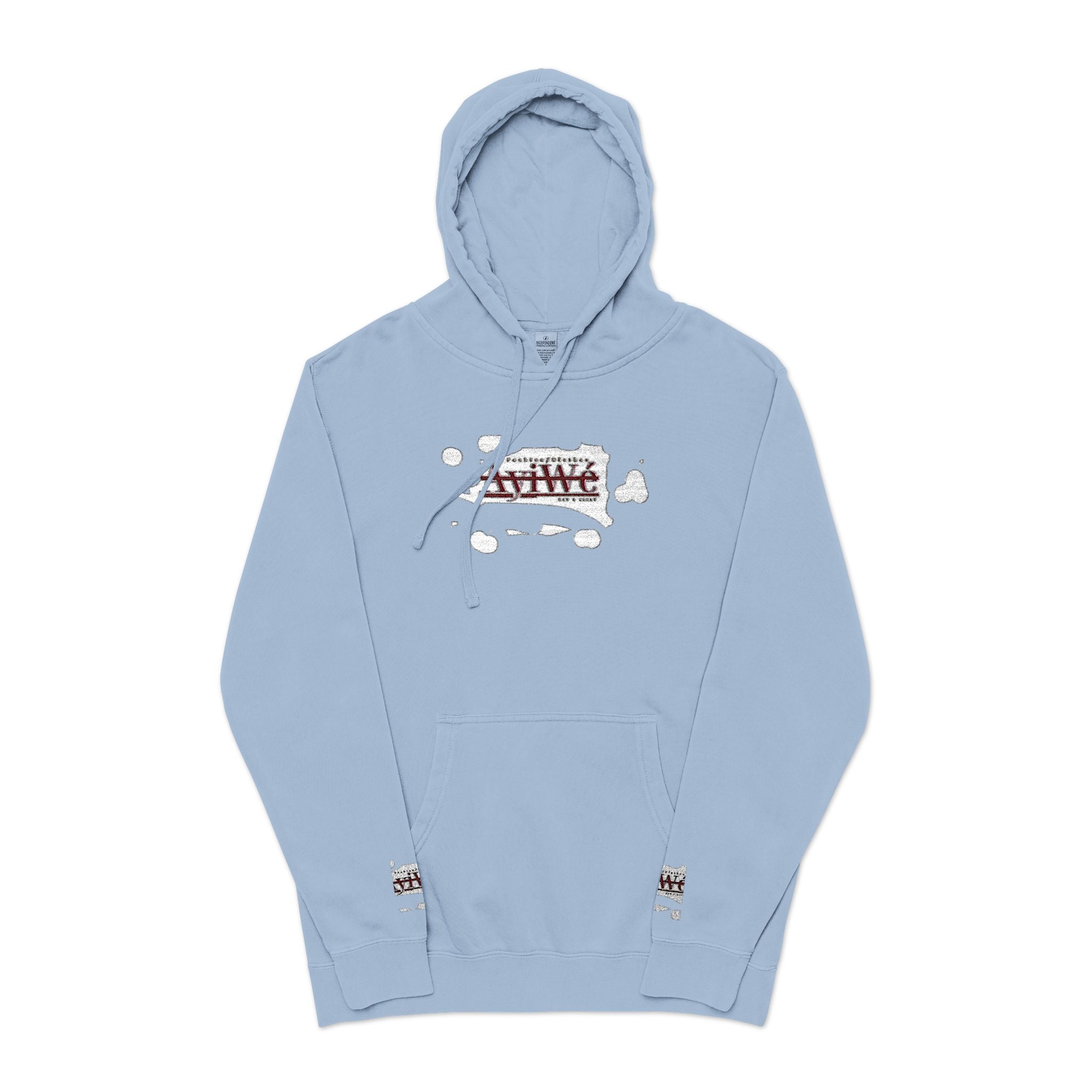 AyiWe A1 Unisex Pigment-Dyed Hoodie (Embroidery)