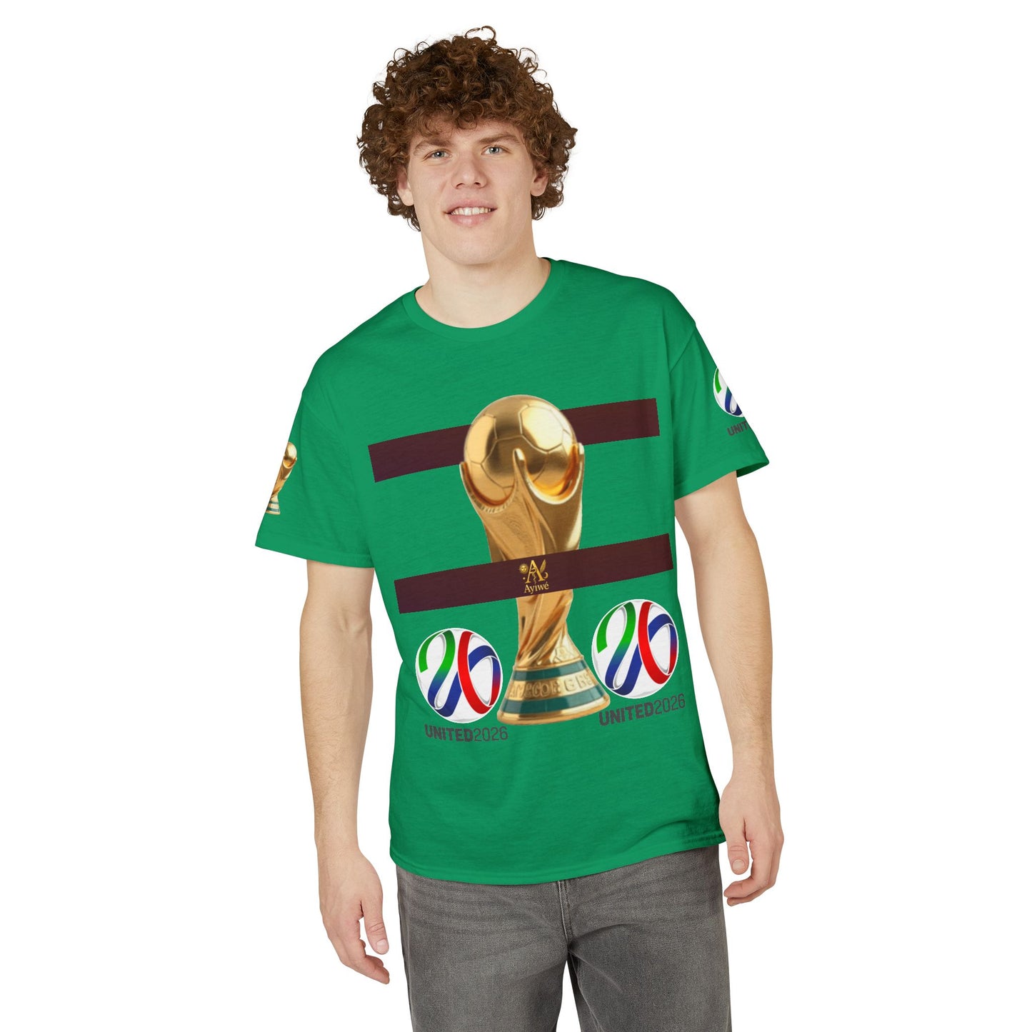 Unity03-Ayi Unisex DryBlend® T-Shirt. Powered by AyiWe F&S
