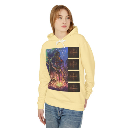 Ayi06 Unisex Lightweight Hooded Sweatshirt. Powered by AyiWe FS