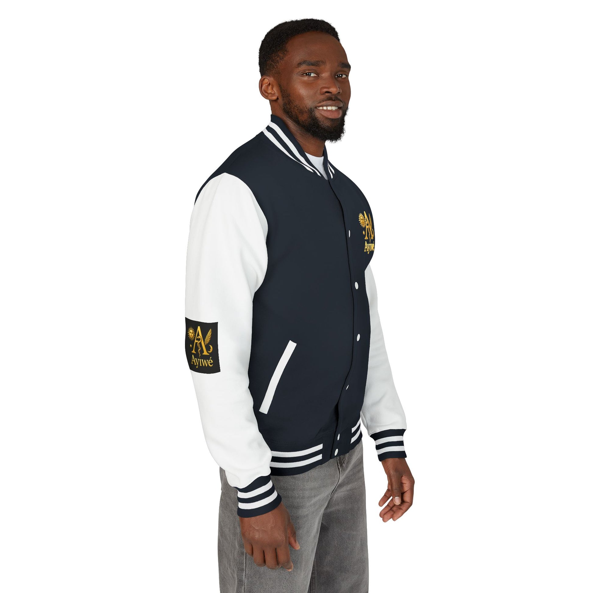 1 - A High DegreAyiWé Unisex Heavyweight Letterman Jacket - AyiWé Fashion & Style