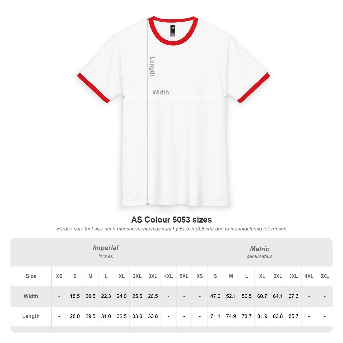 Ayiti - 18Nov. WC2026 Men's Staple Ringer Tee by AyiWe f&S - AyiWé Fashion & Style