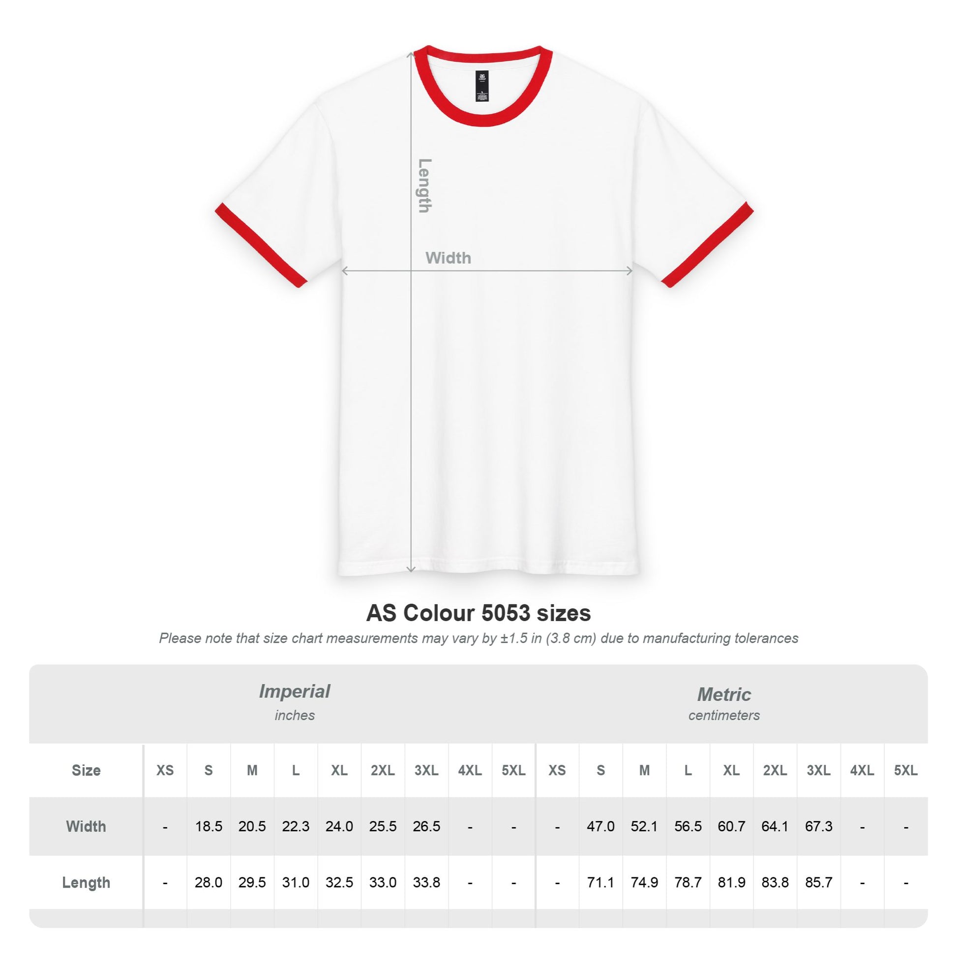 Ayiti - 18Nov. WC2026 Men's Staple Ringer Tee by AyiWe f&S - AyiWé Fashion & Style