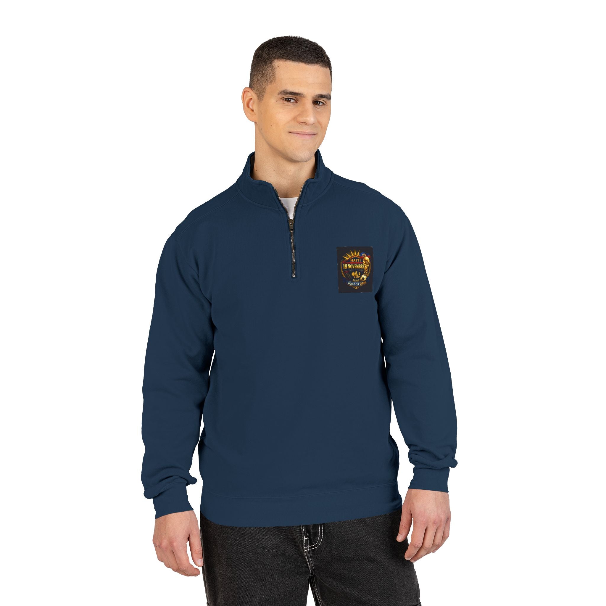 Ht - 18N. 2026 WC Unisex Adult Quarter - Zip Sweatshirt by AyiWe F&S - AyiWé Fashion & Style