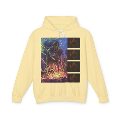 Ayi06 Unisex Lightweight Hooded Sweatshirt. Powered by AyiWe FS