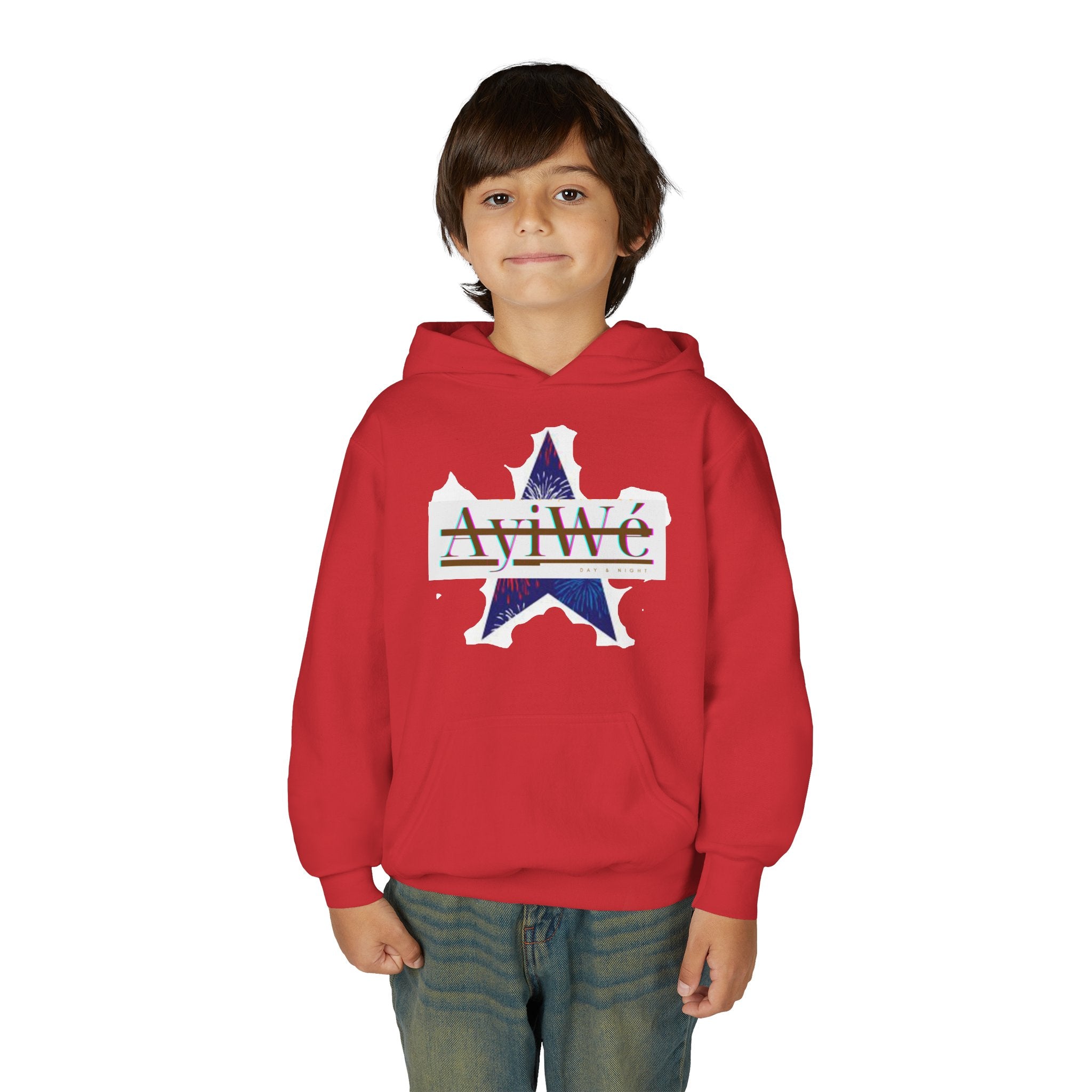 AyiWé Young-1 Youth Heavy Blend Hooded Sweatshirt