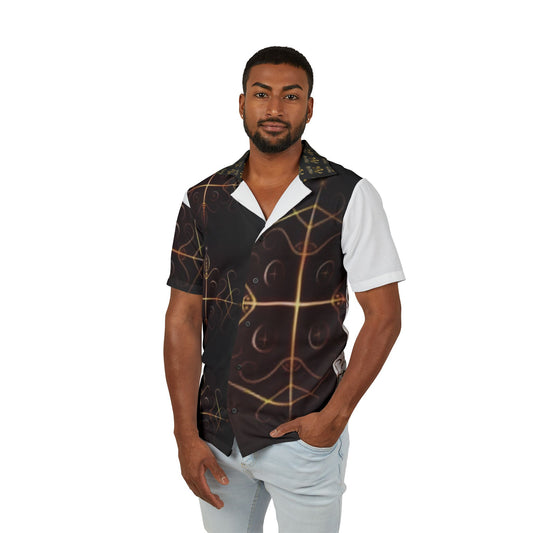 The04Kafou-Ayi Men's Hawaiian Camp Shirt (AOP). Powered by AyiWe FS