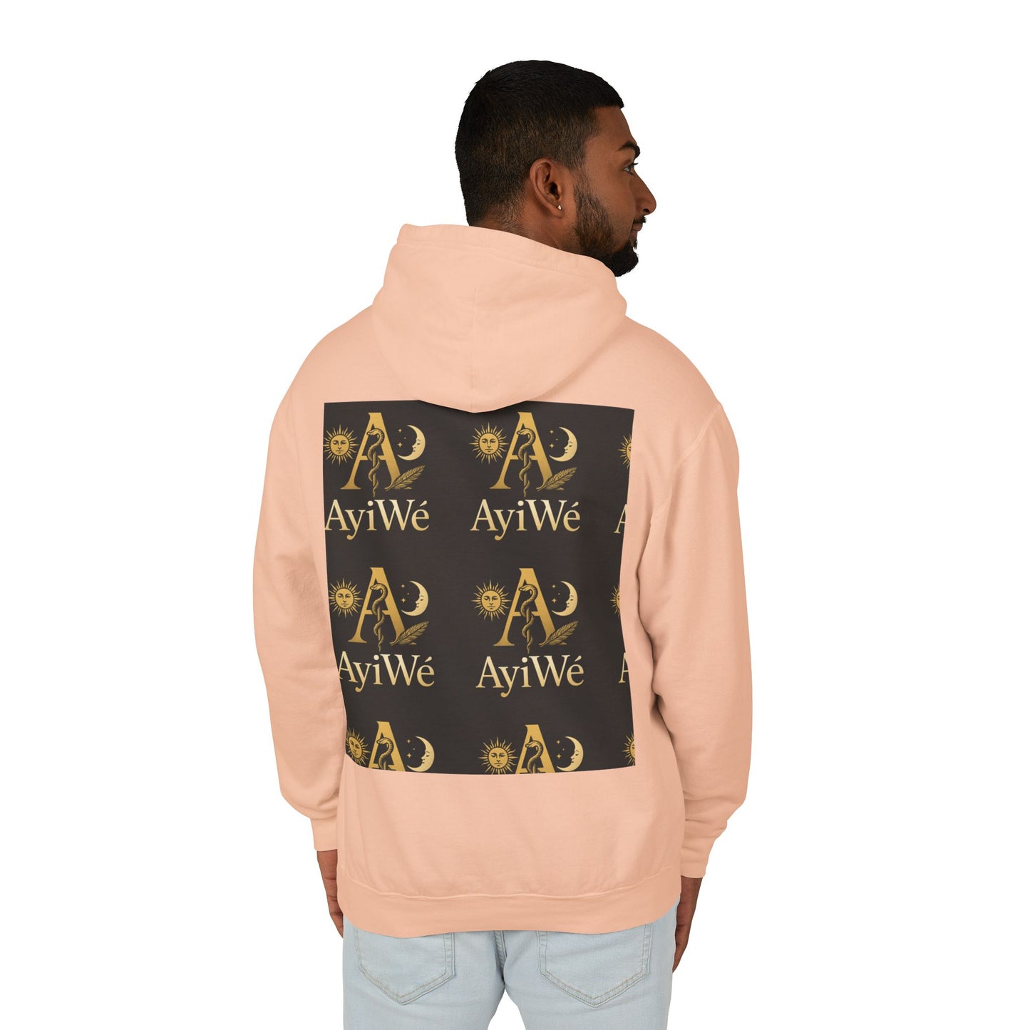 Ayi06 Unisex Lightweight Hooded Sweatshirt. Powered by AyiWe FS