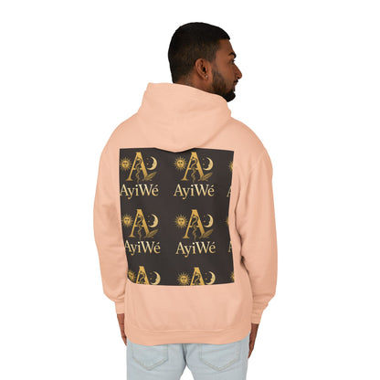 Ayi06 Unisex Lightweight Hooded Sweatshirt. Powered by AyiWe FS