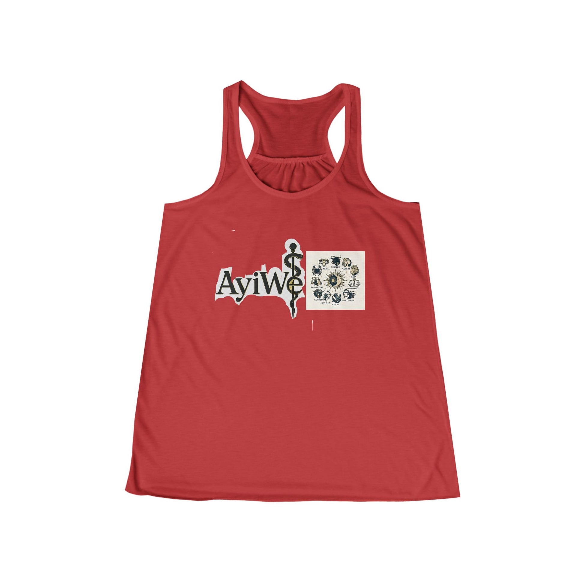 Belle - Latina, AyiWé Women's Flowy Racerback Tank - AyiWé Fashion & Style