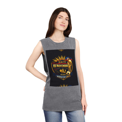 Ht - 07 world cup 2026 Unisex Stonewash Tank Top by AyiWe F&S - AyiWé Fashion & Style