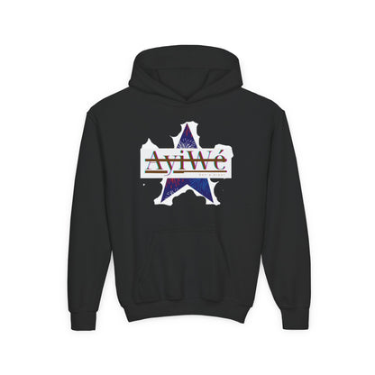 AyiWé Young - 1 Youth Heavy Blend Hooded Sweatshirt - AyiWé Fashion & Style
