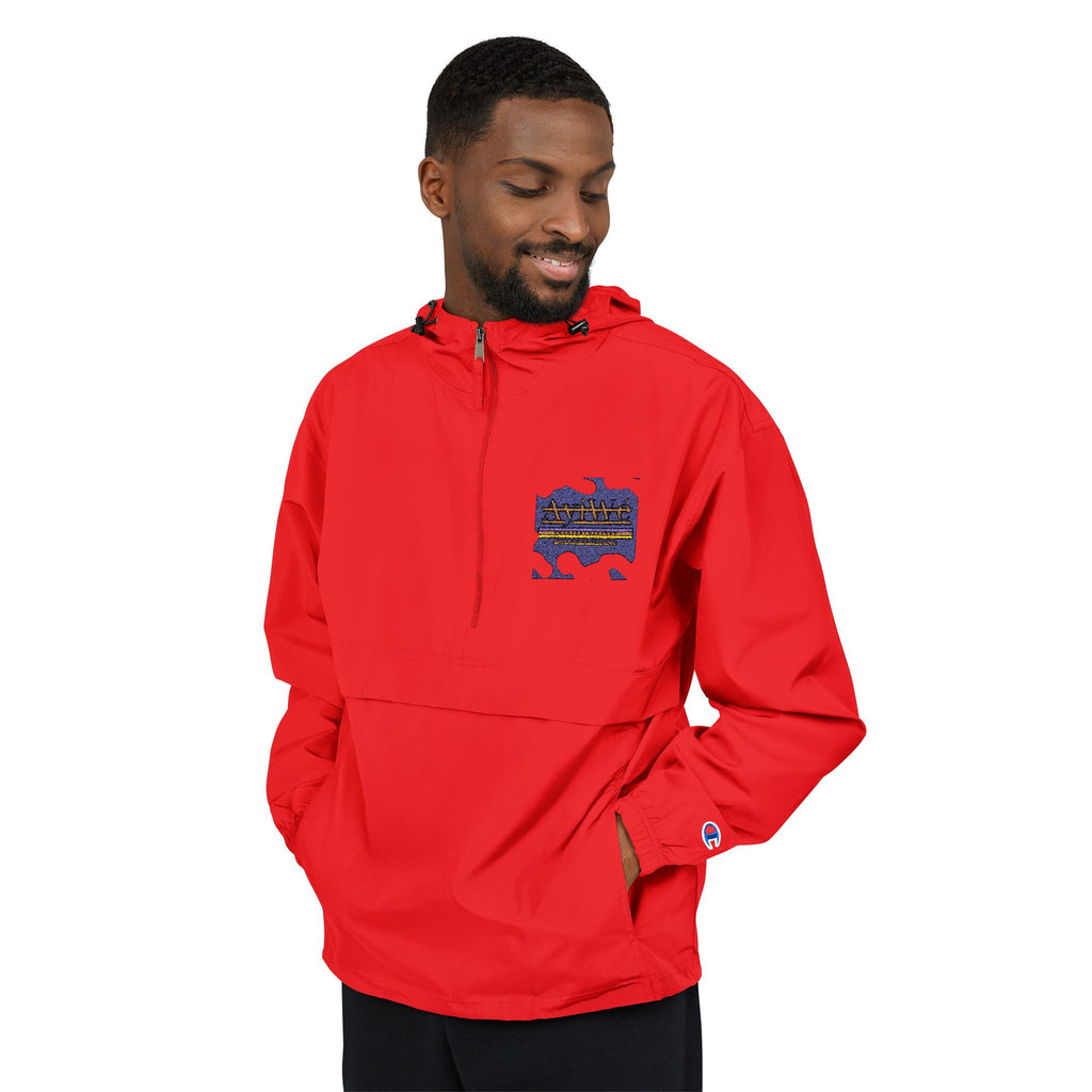 AyiWe13-Champion Unisex Packable Anorak Jacket