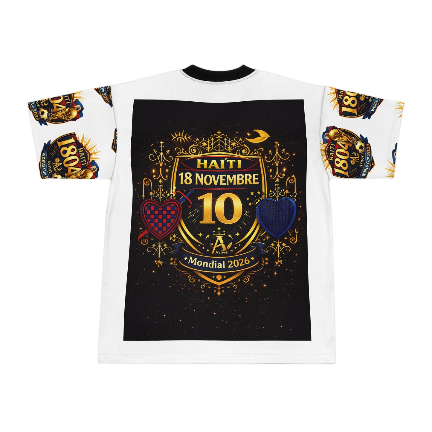 Ayiti18WC-Alaso1 Unisex Football Jersey (AOP)