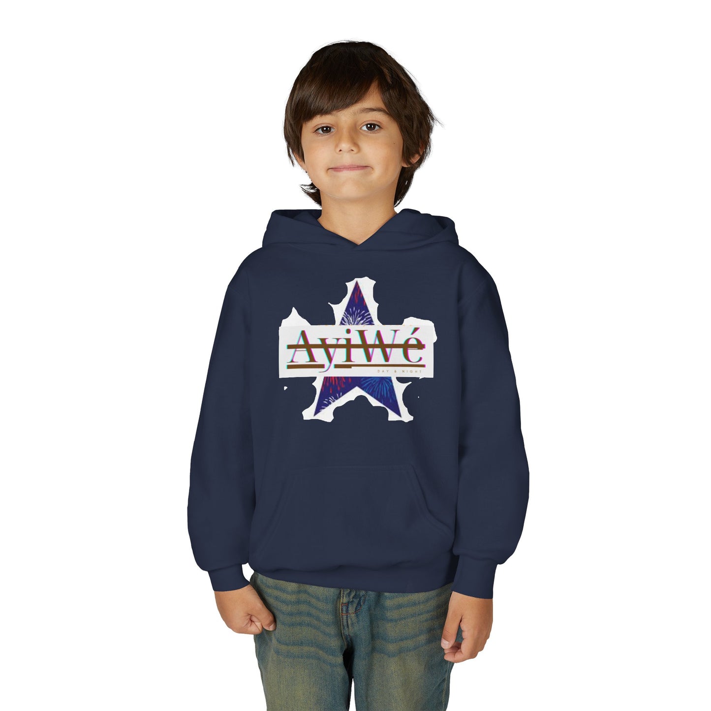 AyiWé Young - 1 Youth Heavy Blend Hooded Sweatshirt - AyiWé Fashion & Style