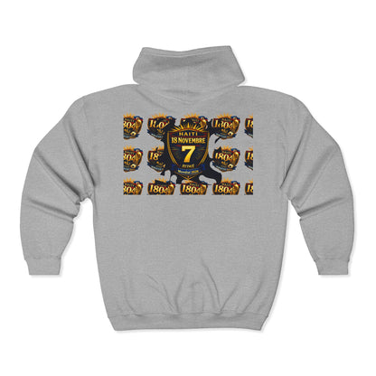 007-Champion-Unisex Heavy Blend™ Full Zip Hooded Sweatshirt