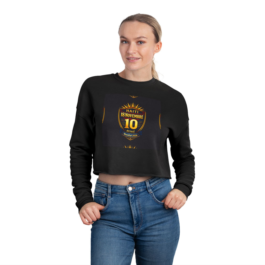 Ht1 - world Cup 2026 Women's Cropped Sweatshirt by AyiWe F&S - AyiWé Fashion & Style