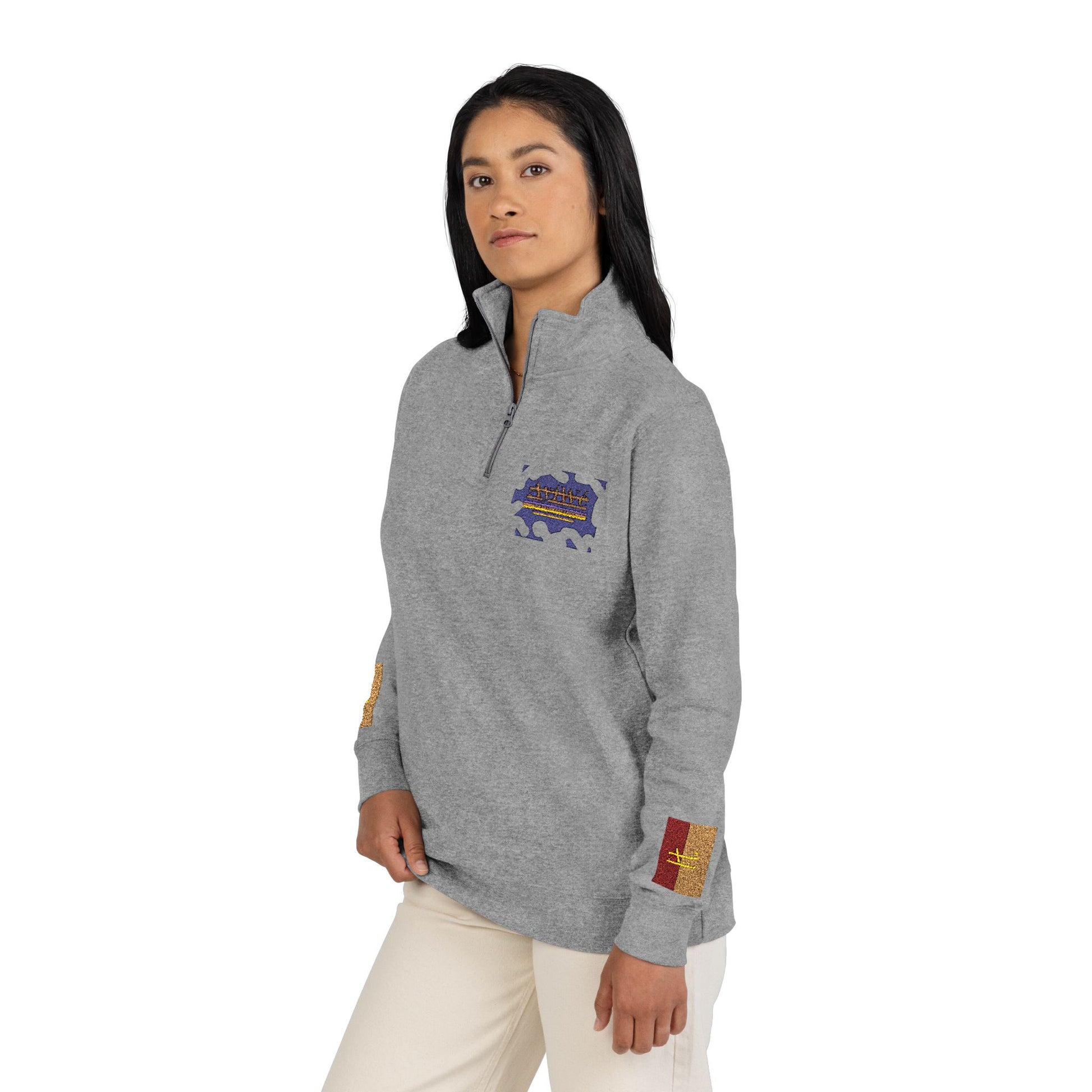 Unisex Fleece Pullover (Embroidery) - AyiWé Fashion & Style