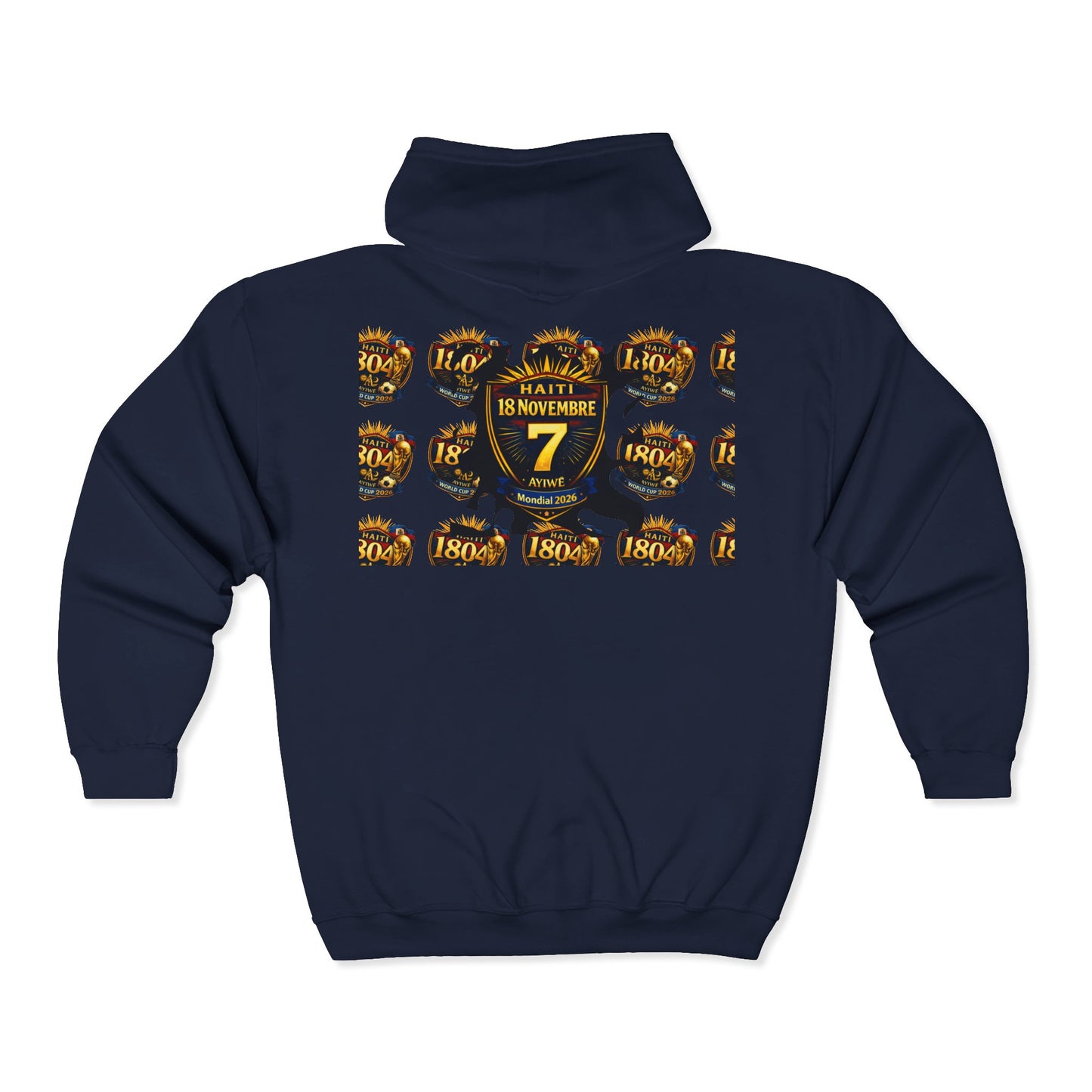 007-Champion-Unisex Heavy Blend™ Full Zip Hooded Sweatshirt