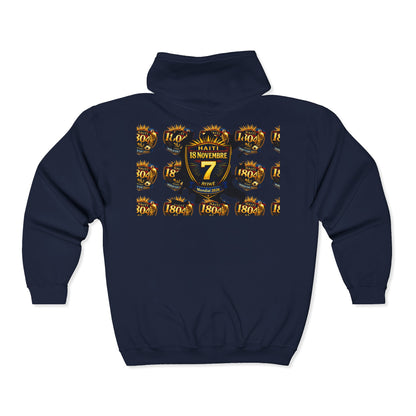 007-Champion-Unisex Heavy Blend™ Full Zip Hooded Sweatshirt
