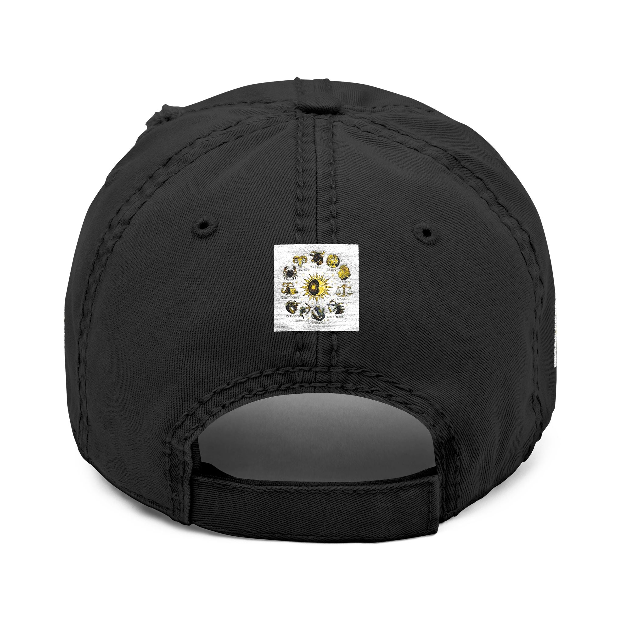 AB3-AyiWé Distressed Dad Hat (Embroidery)