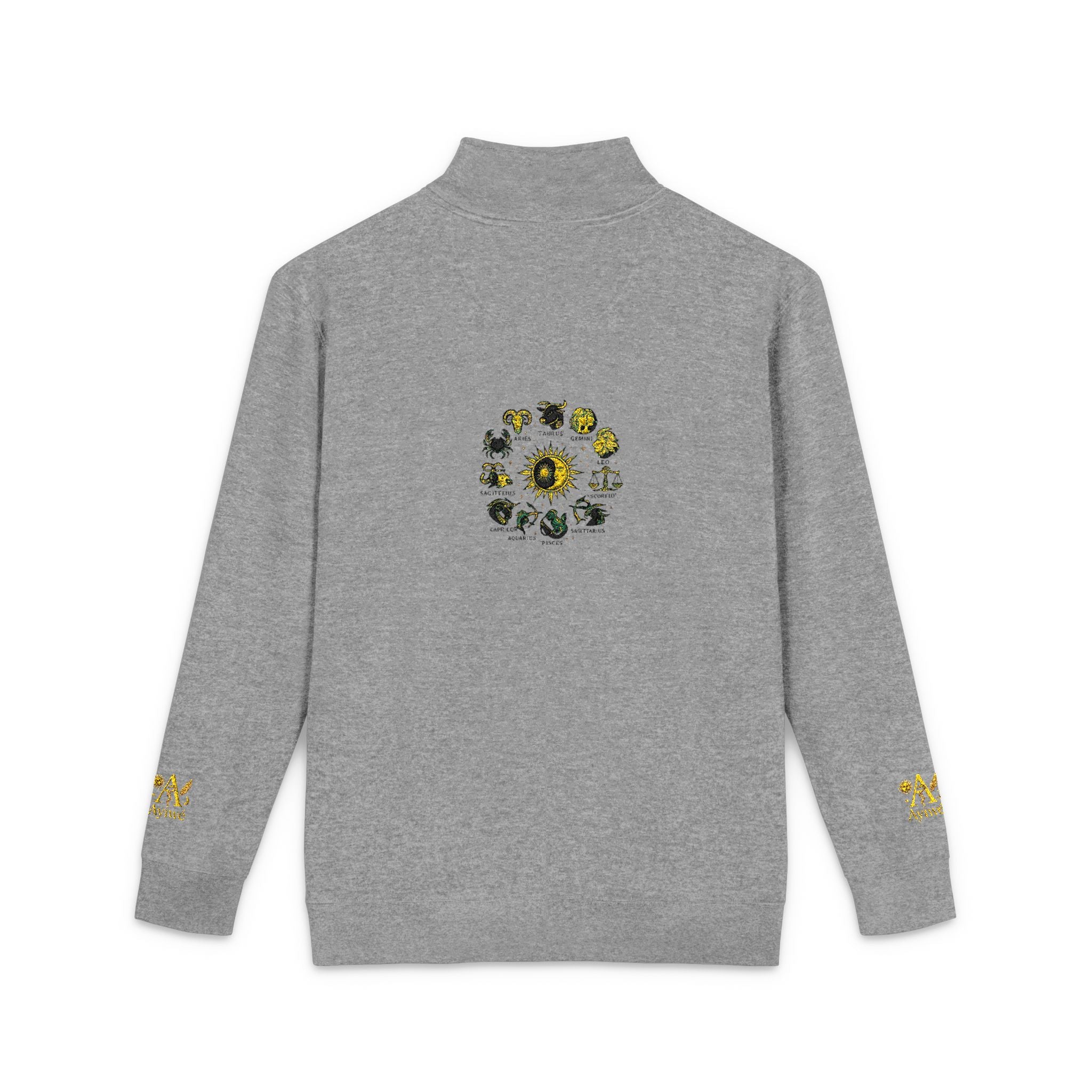 A1-BL12-AyiWé Lifestyle Unisex Fleece Pullover (Embroidery)