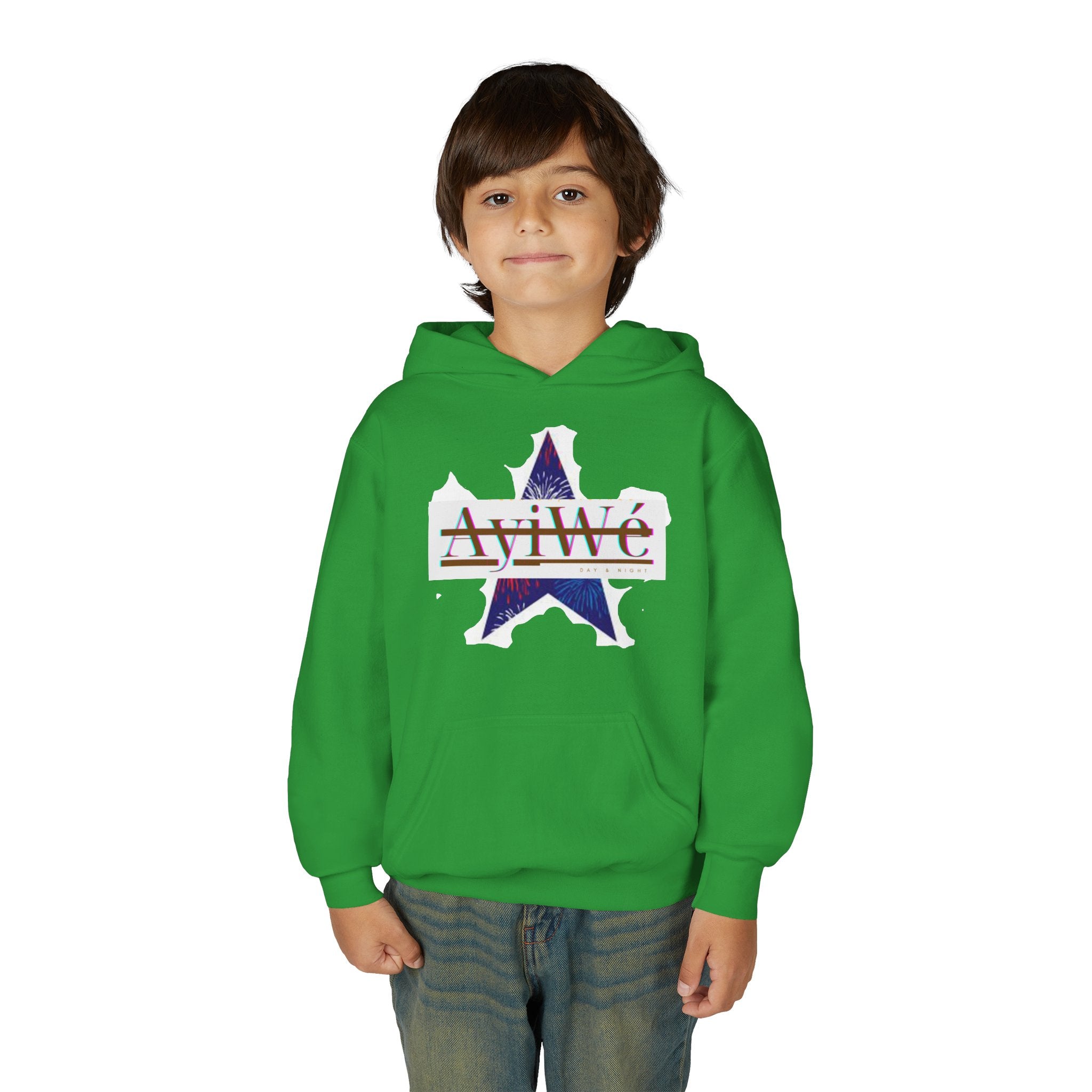 AyiWé Young-1 Youth Heavy Blend Hooded Sweatshirt