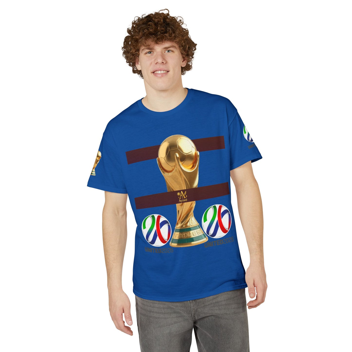 Unity03-Ayi Unisex DryBlend® T-Shirt. Powered by AyiWe F&S