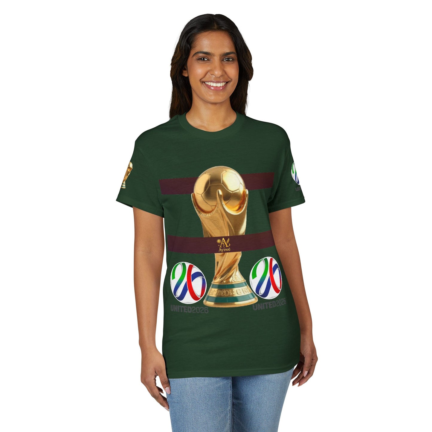 Unity03-Ayi Unisex DryBlend® T-Shirt. Powered by AyiWe F&S