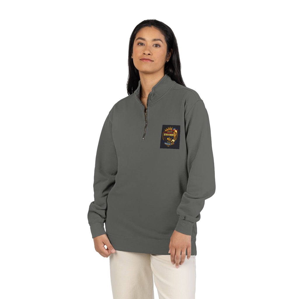 Ht - 18N. 2026 WC Unisex Adult Quarter - Zip Sweatshirt by AyiWe F&S - AyiWé Fashion & Style