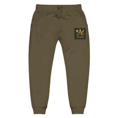 B - One AyiWé Unisex Fleece Sweatpants (Embroidery) - AyiWé Fashion & Style