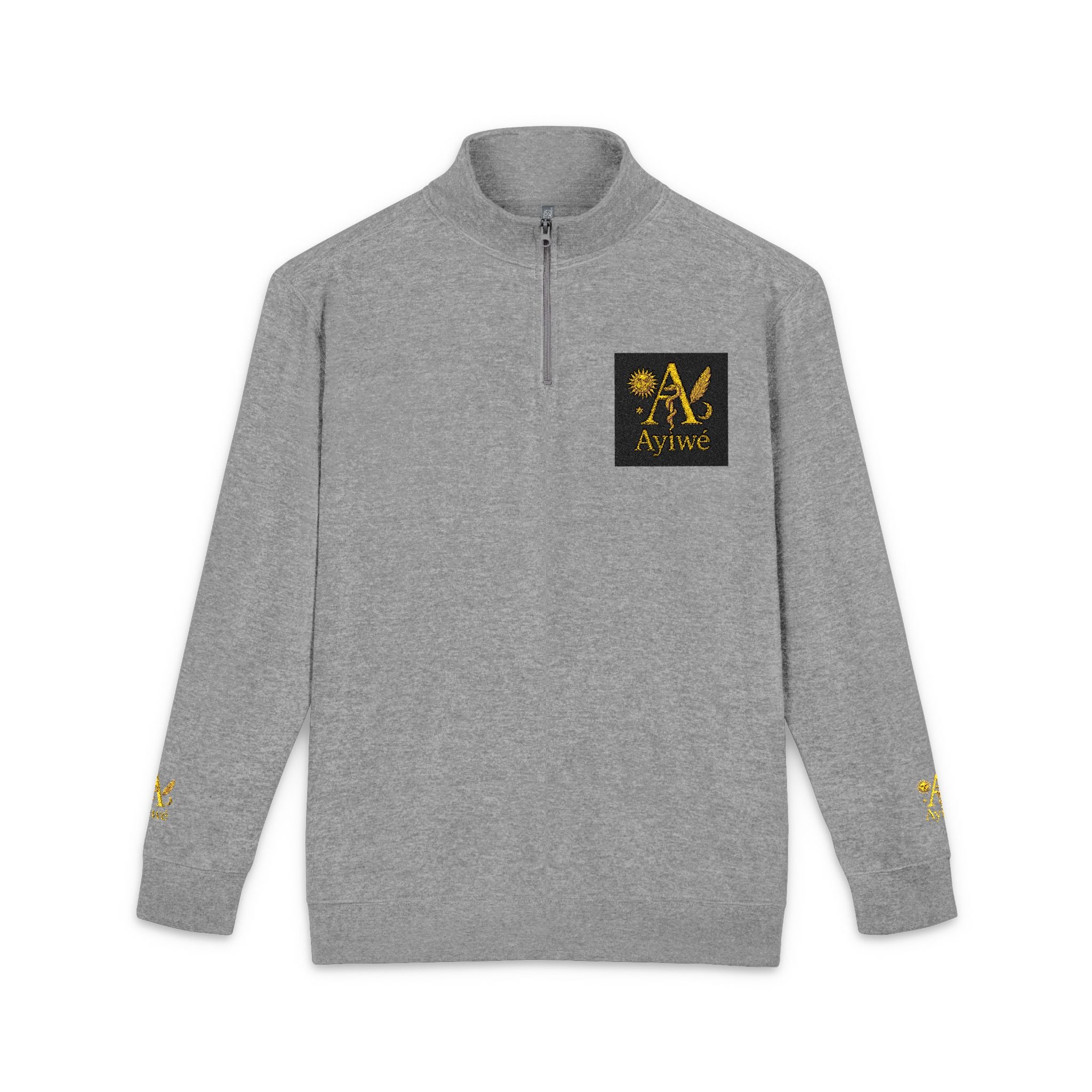 A1-BL12-AyiWé Lifestyle Unisex Fleece Pullover (Embroidery)
