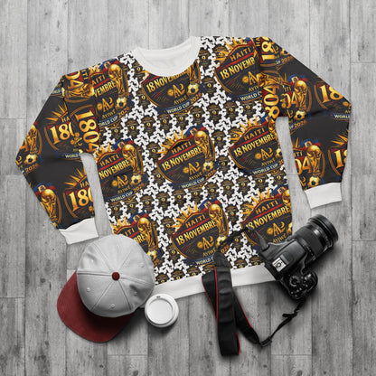 Ayiti18WC - 09Champion Unisex Sweatshirt (AOP) by AyiWe F&S - AyiWé Fashion & Style
