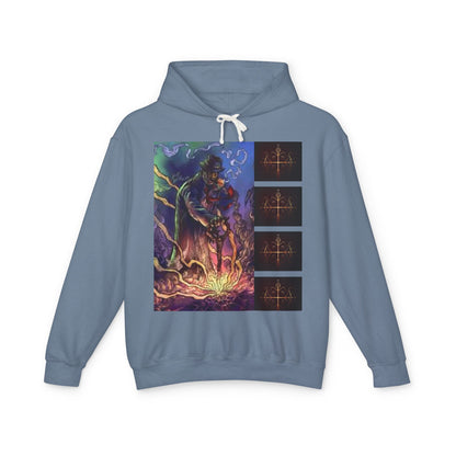 Ayi06 Unisex Lightweight Hooded Sweatshirt. Powered by AyiWe FS