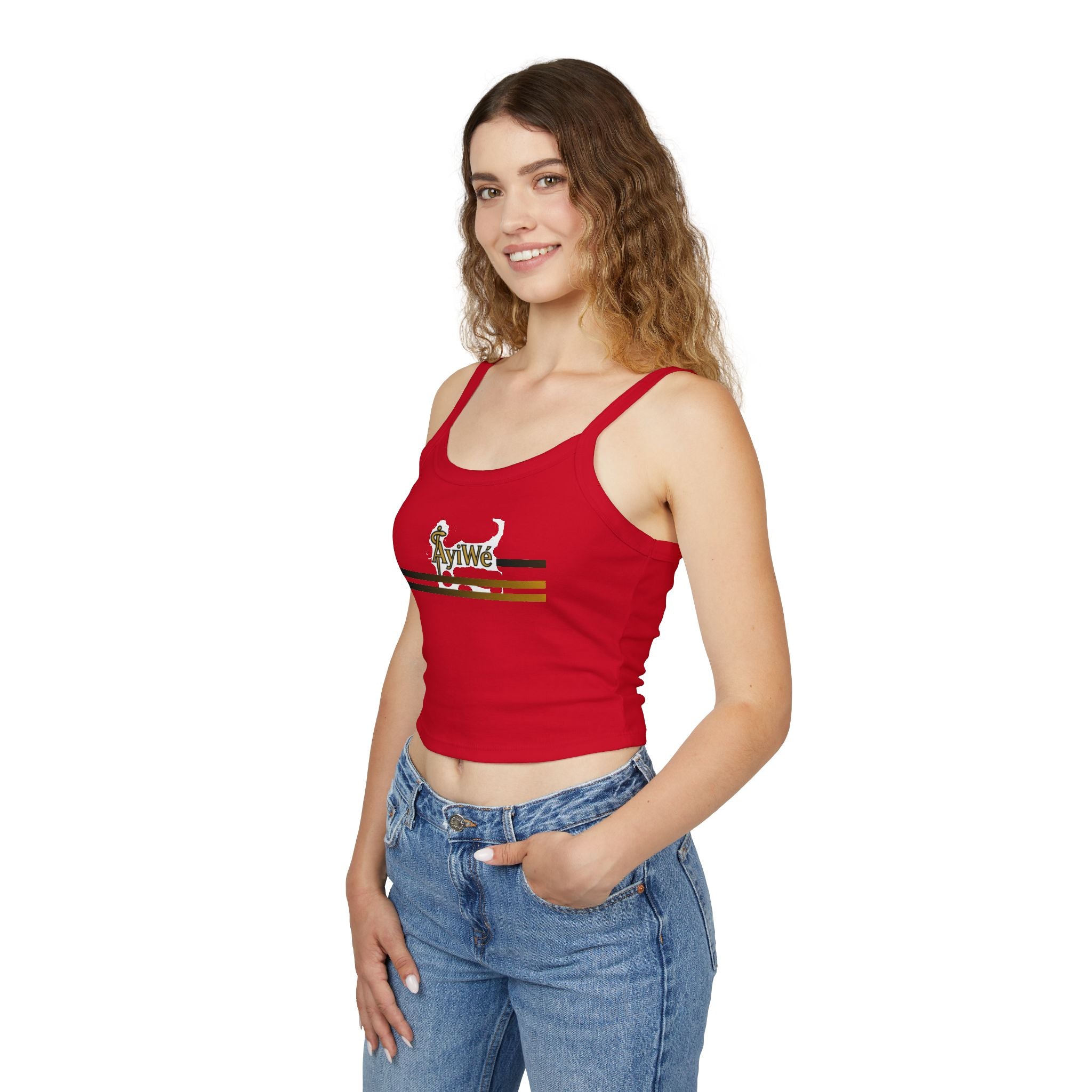 1-EztraLatina AyiWé Women's Spaghetti Strap Tank Top