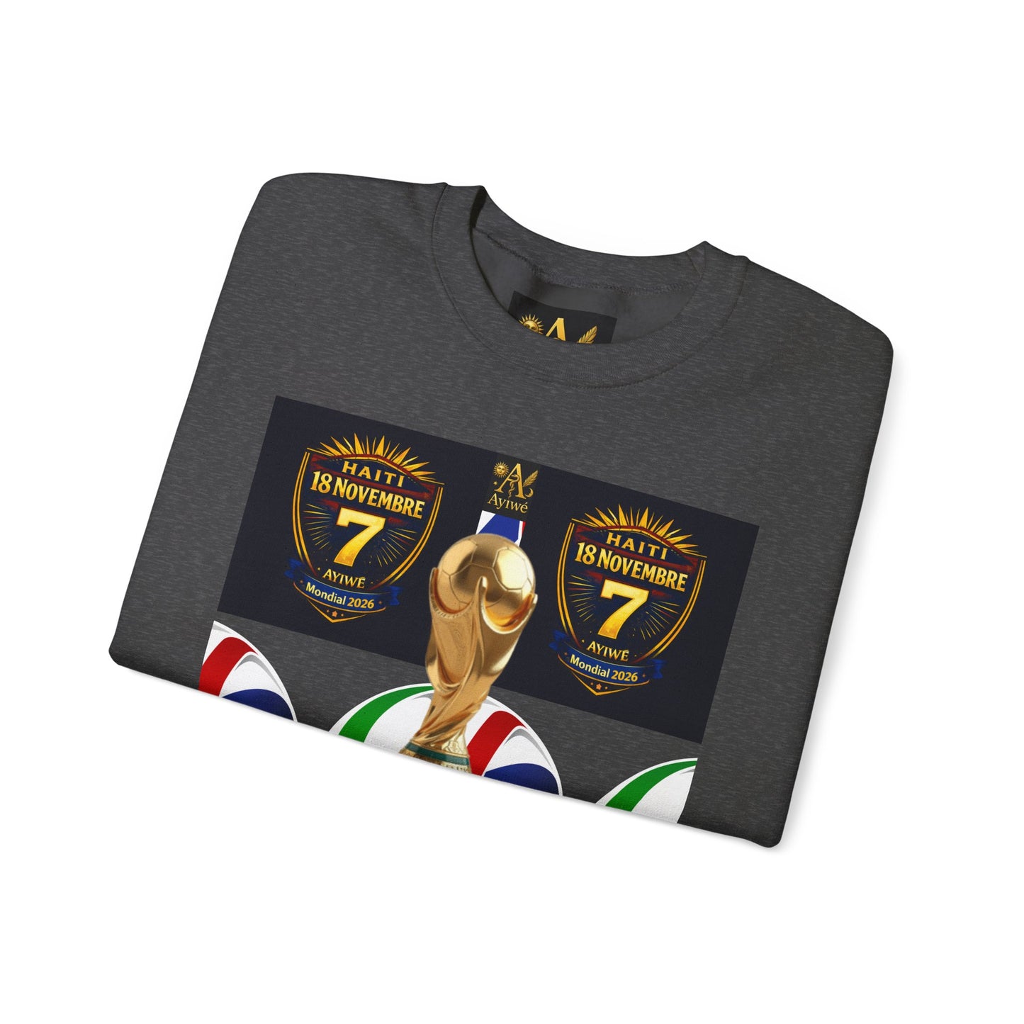 18WC2026 Yon-Nasyon1 Unisex Heavy Blend™ Crewneck Sweatshirt. Powered by AyiWe F&S