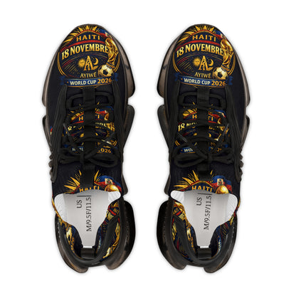 Ayiti18WC Goal06-Mesh Sneakers by AyiWe F&S