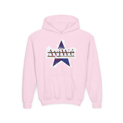 AyiWé Young - 1 Youth Heavy Blend Hooded Sweatshirt - AyiWé Fashion & Style