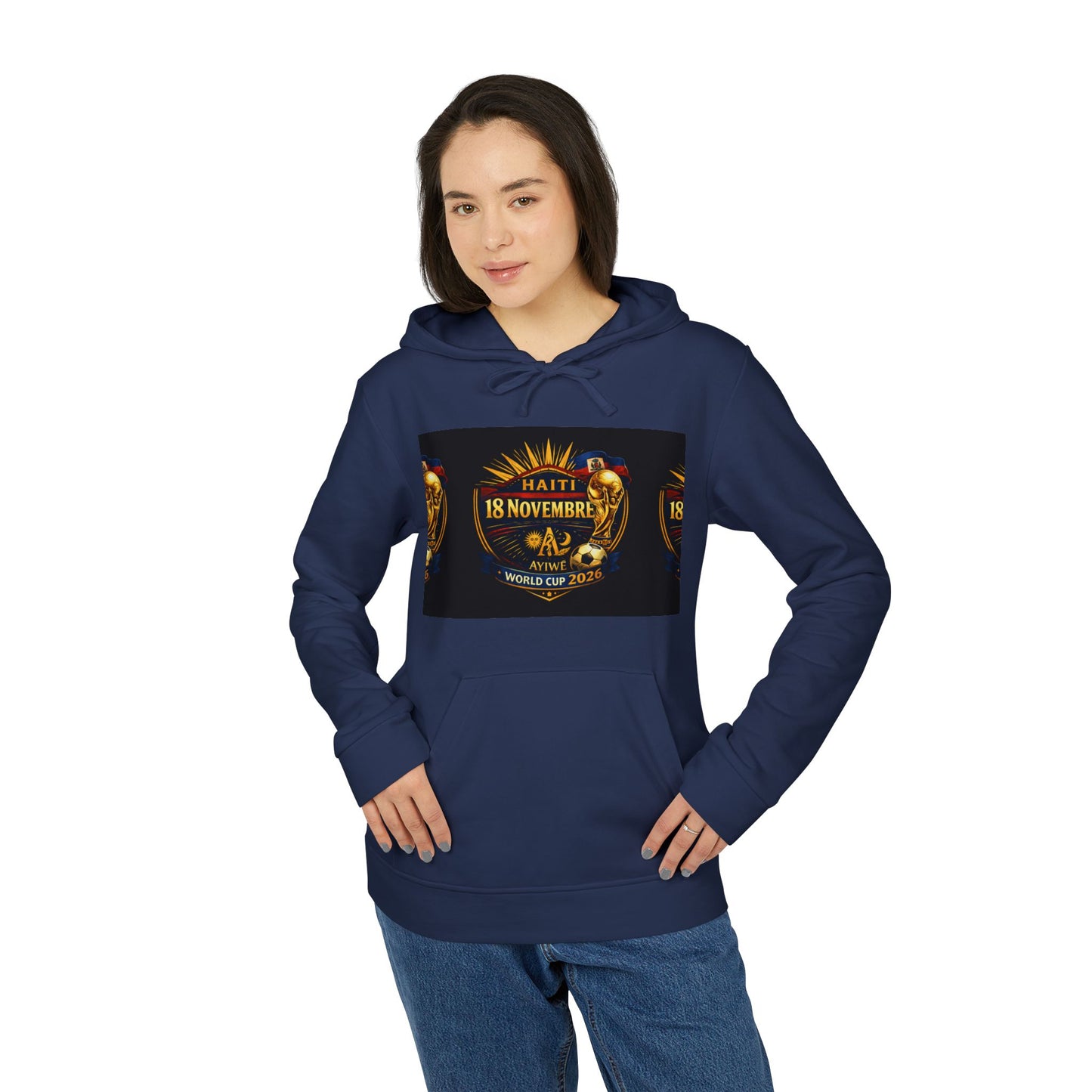 Haiti - 18Nov. adidasXAyiWe Unisex Fleece Hoodie by AyiWe F&S - AyiWé Fashion & Style