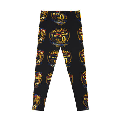 Ayiti1804 - Mondial 2026 Stretchy Leggings (AOP) by AyiWe F&S - AyiWé Fashion & Style