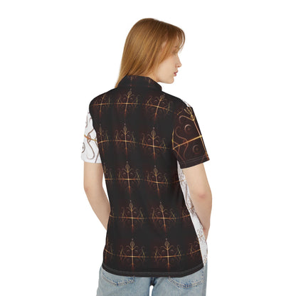 TheKafou-Ayi04 Unisex Polo Shirt (AOP). Powered by AyiWe FS.